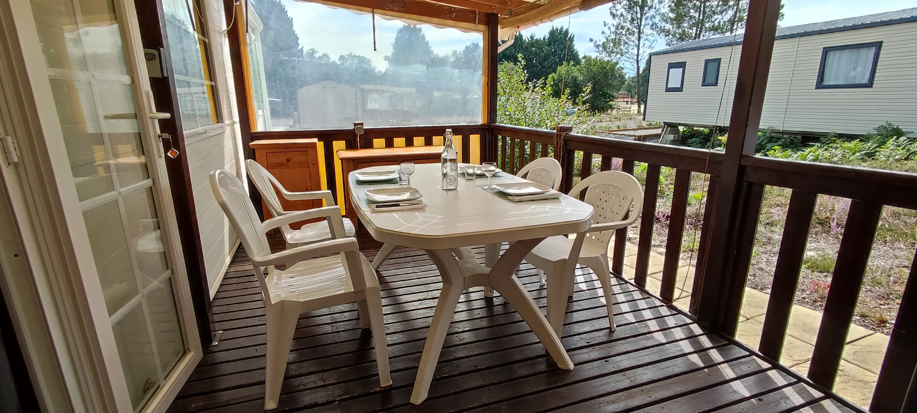 Terrasse ombragée